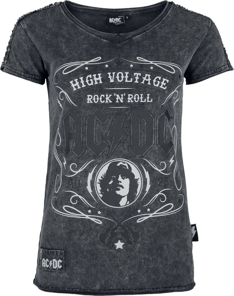 AC/DC T-Shirt - EMP Signature Collection - S bis XXL - für Damen - Größe XXL - grau  - EMP exklusives Merchandise! von AC/DC