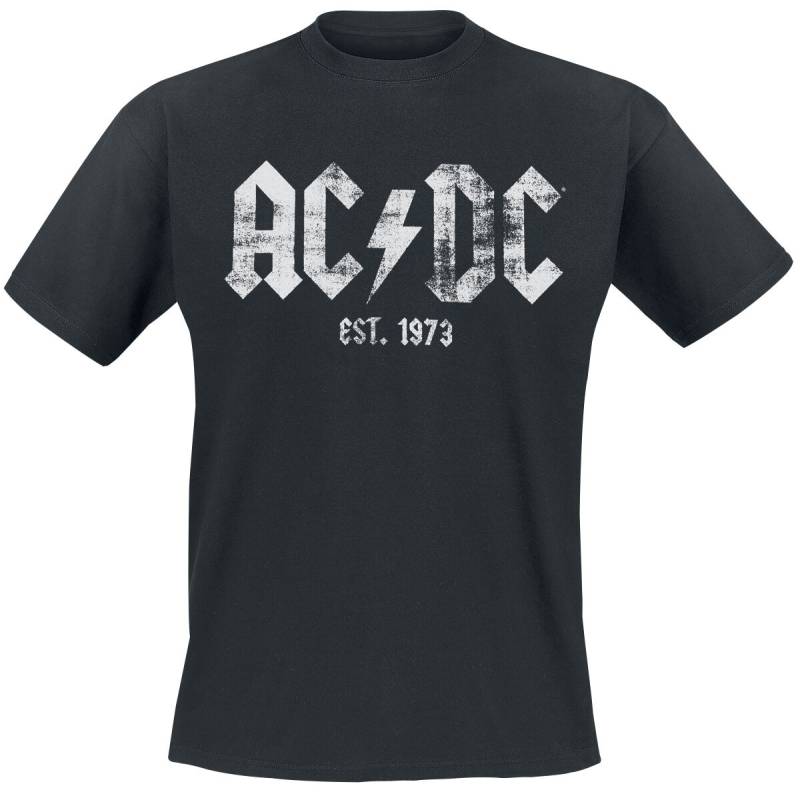 AC/DC T-Shirt - Est, 1973 - S bis 5XL - Größe M - schwarz  - Lizenziertes Merchandise! von AC/DC