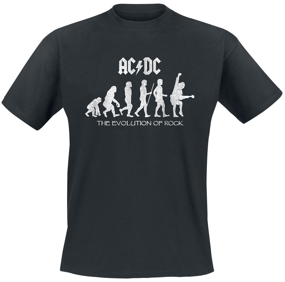 AC/DC T-Shirt - Evolution Of Rock - S bis 5XL - für Männer - Größe 3XL - schwarz  - Lizenziertes Merchandise! von AC/DC