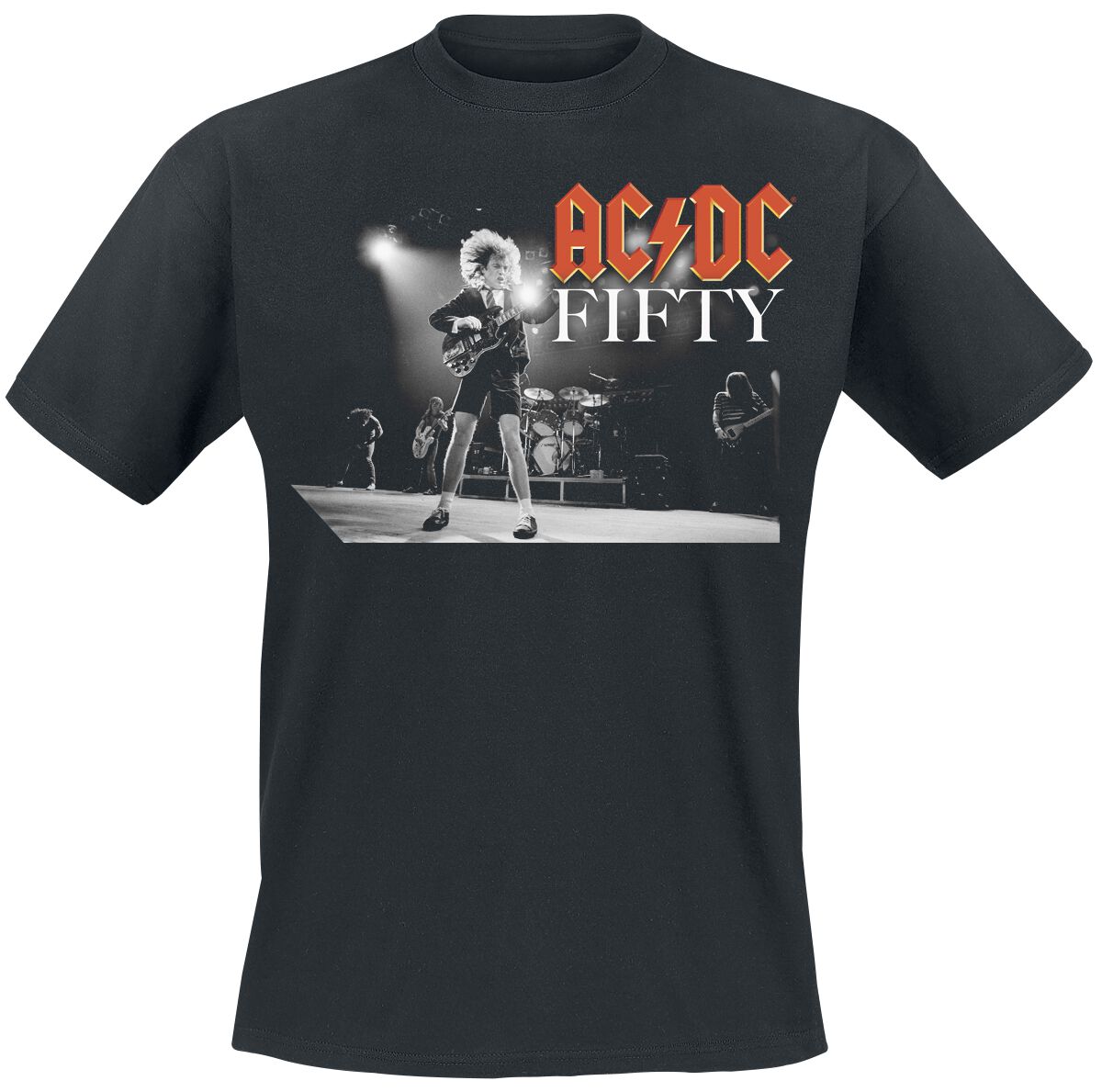 AC/DC T-Shirt - Fifty Live - M bis 3XL - für Männer - Größe 3XL - schwarz  - Lizenziertes Merchandise! von AC/DC