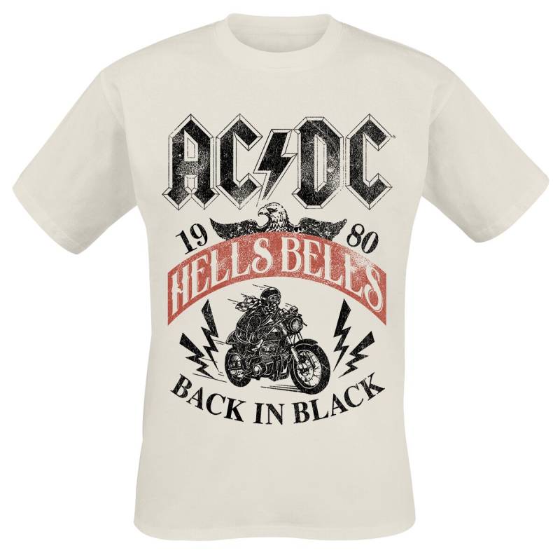 AC/DC T-Shirt - Hells Bells 1980 - S bis XXL - für Männer - Größe XL - beige  - Lizenziertes Merchandise! AC/DC T-Shirt - Hells Bells 1980 - S bis XXL - für Männer - Größe XL - beige  - Lizenziertes Merchandise! von AC/DC
