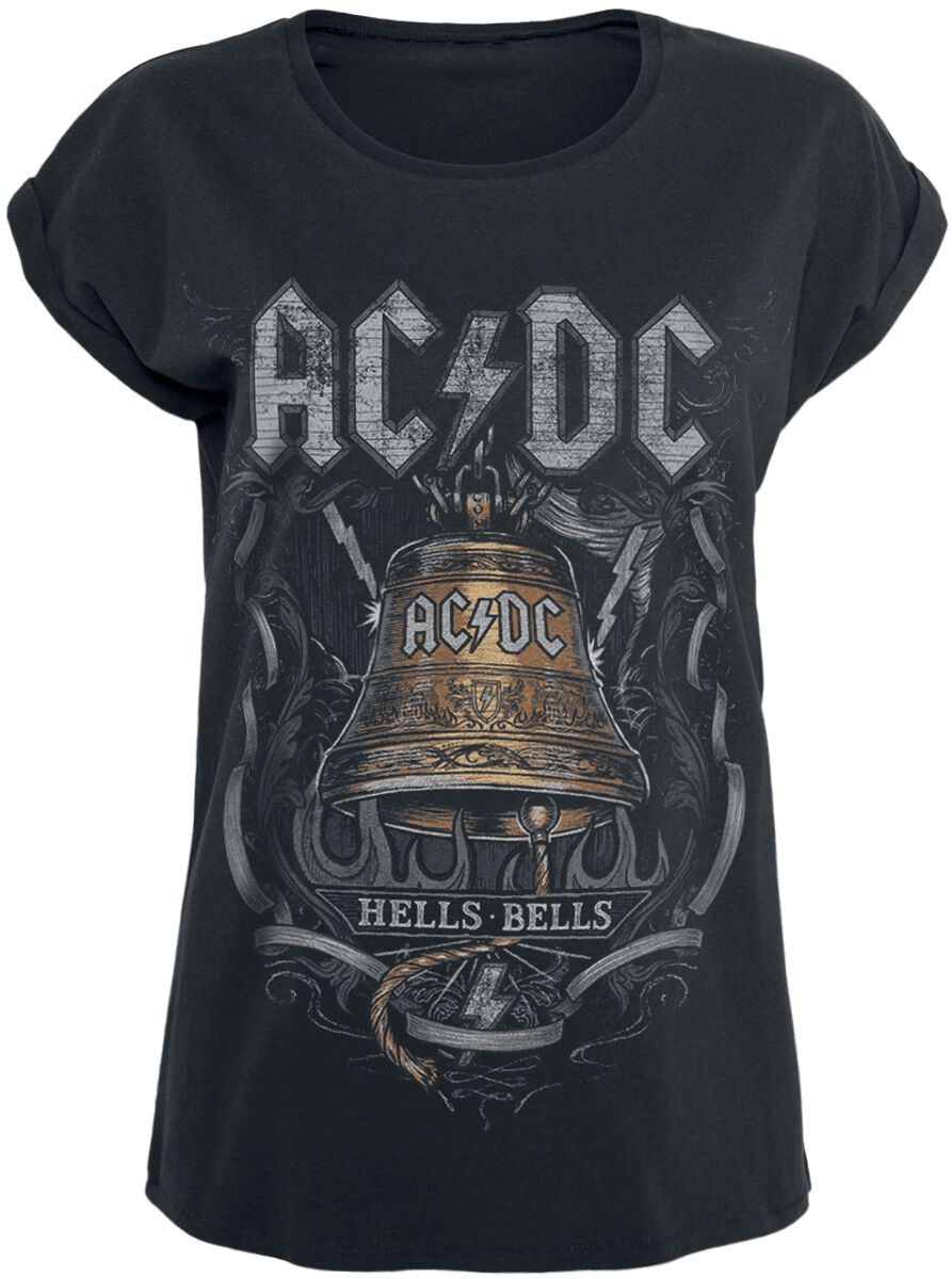 AC/DC T-Shirt - Hells Bells - S bis 5XL - für Damen - Größe M - schwarz  - EMP exklusives Merchandise! von AC/DC