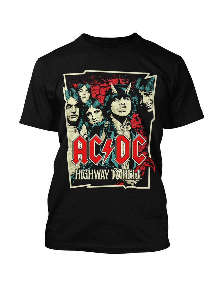 AC/DC T-Shirt Highway To Hell Sketch von AC/DC