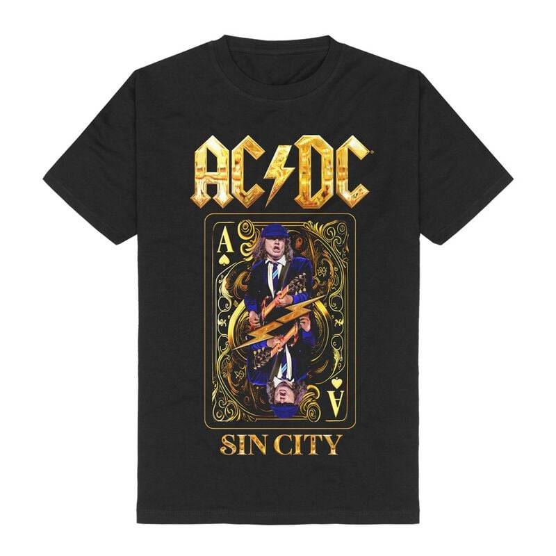 AC/DC T-Shirt - Las Vegas - S bis 3XL - für Männer - Größe L - schwarz  - Lizenziertes Merchandise! AC/DC T-Shirt - Las Vegas - S bis 3XL - für Männer - Größe L - schwarz  - Lizenziertes Merchandise! von AC/DC
