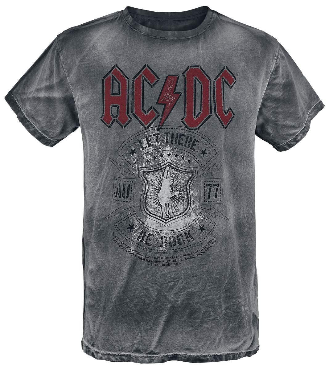 AC/DC T-Shirt - Let There Be Rock - S bis 4XL - für Männer - Größe 3XL - grau  - EMP exklusives Merchandise! von AC/DC