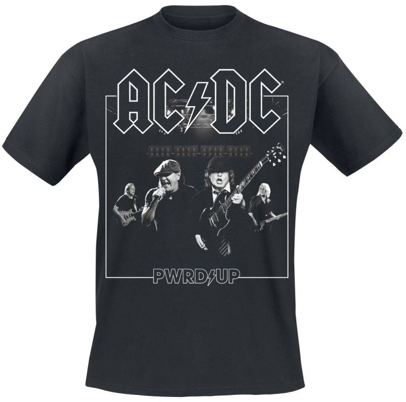 AC/DC T-Shirt - PWRDUP Live - S bis 5XL - für Männer - Größe S - schwarz  - Lizenziertes Merchandise! von AC/DC