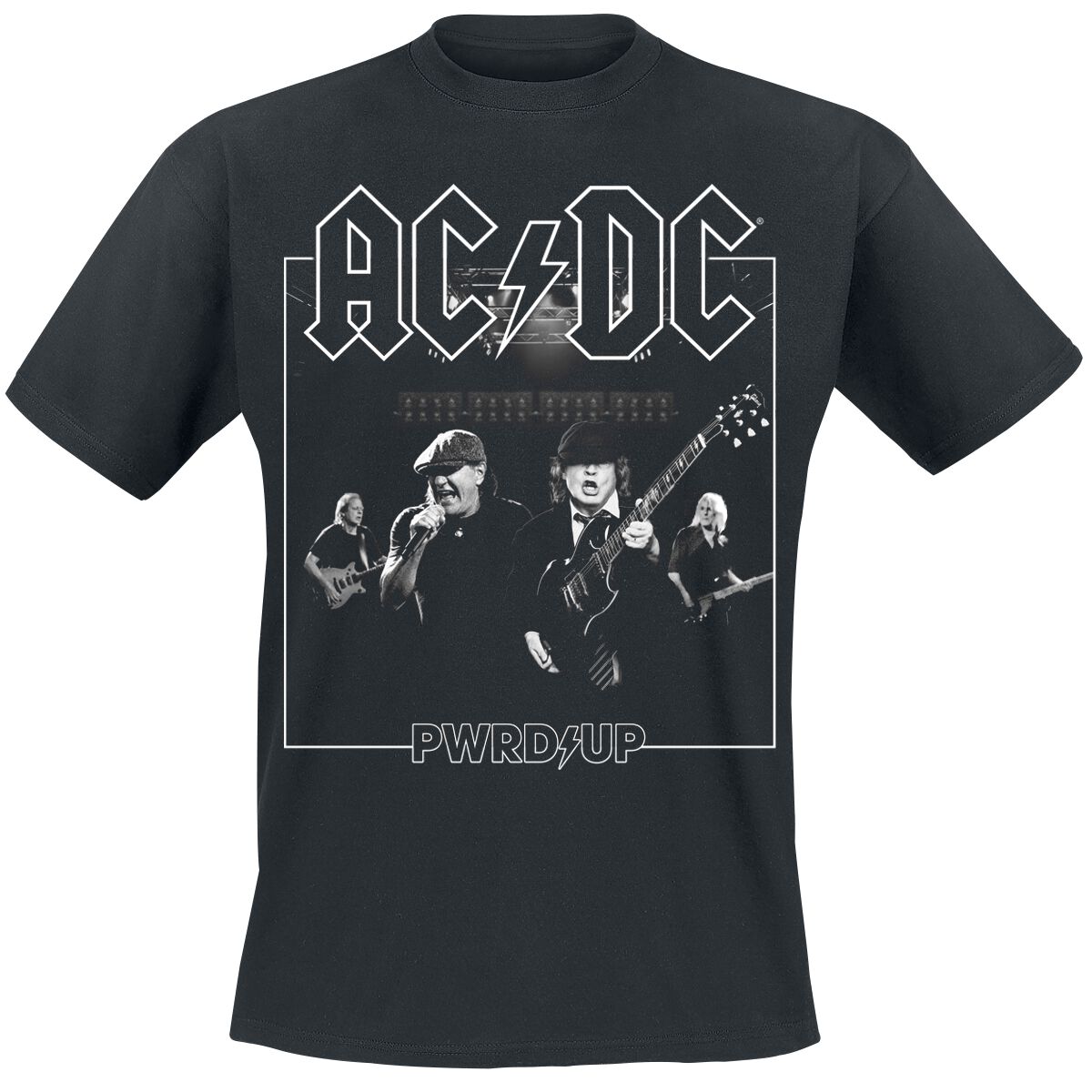 AC/DC T-Shirt - PWRDUP Live - S bis 5XL - für Männer - Größe XXL - schwarz  - Lizenziertes Merchandise! von AC/DC