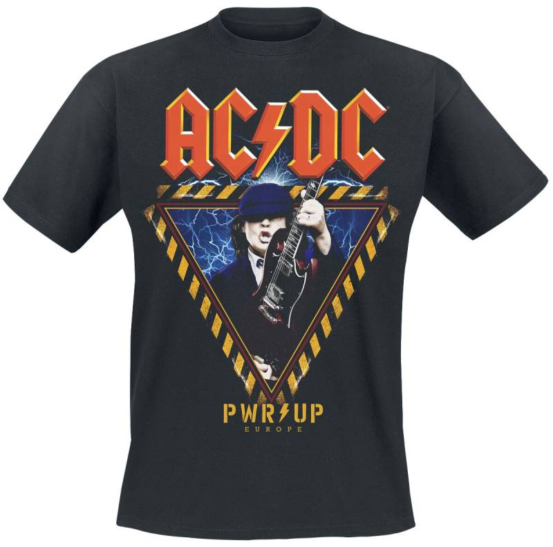 AC/DC T-Shirt - PWRUP European Tour 2024 - S bis 5XL - für Männer - Größe XXL - schwarz  - Lizenziertes Merchandise! von AC/DC