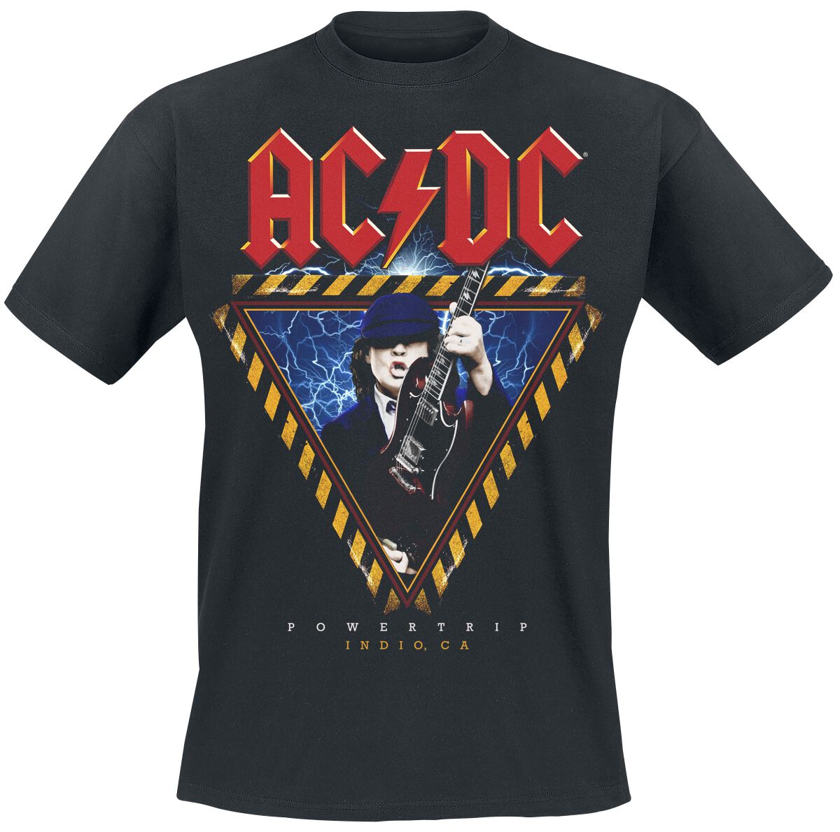 AC/DC T-Shirt - PWRUP Power Trip Angus - S bis 5XL - für Männer - Größe 4XL - schwarz  - Lizenziertes Merchandise! von AC/DC