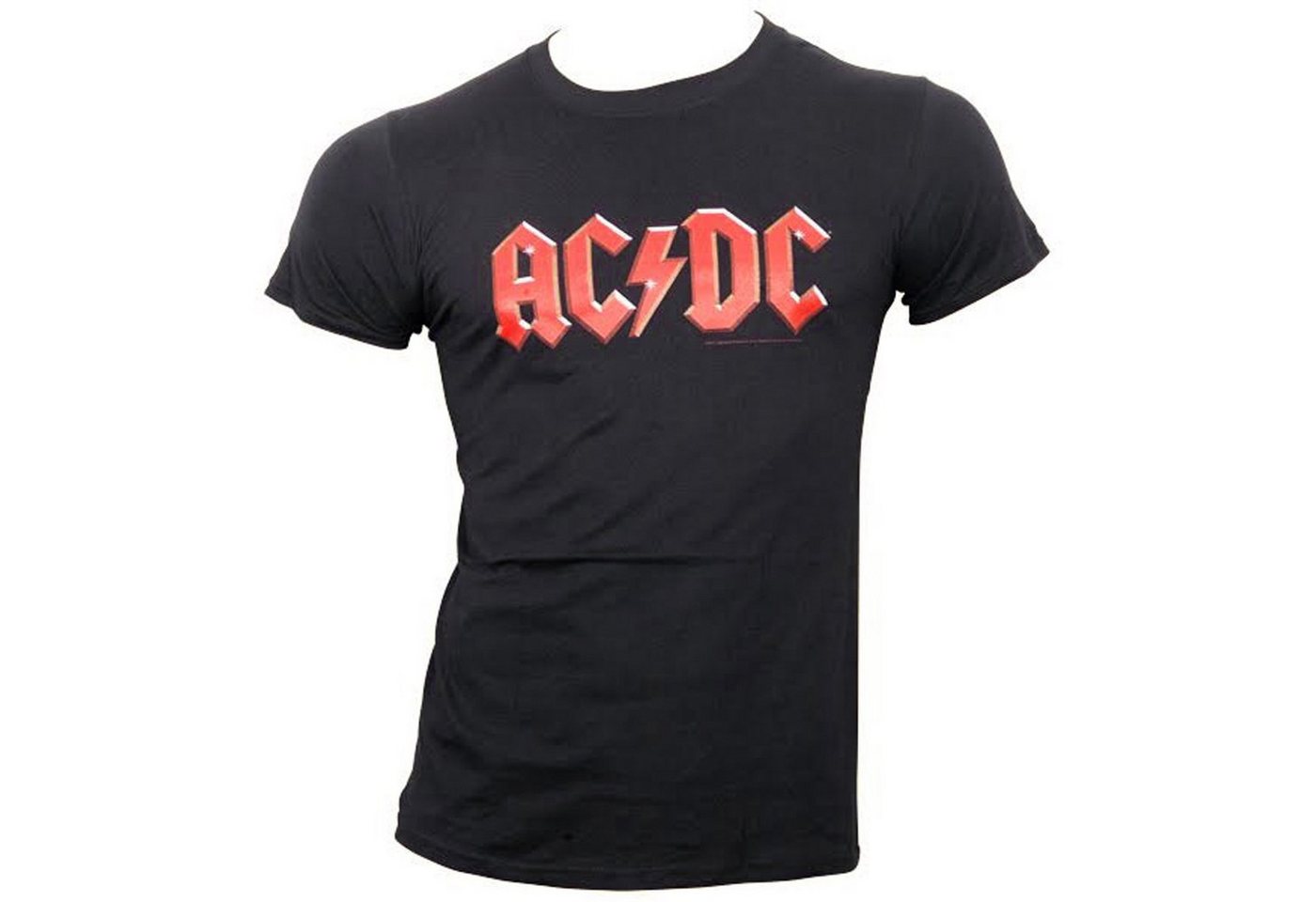 AC/DC T-Shirt Red Logo (Schwarz) von AC/DC