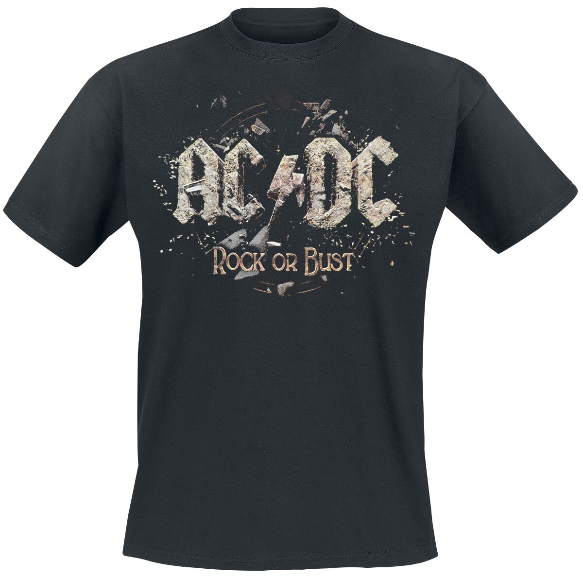 AC/DC T-Shirt - Rock Or Bust - S bis 5XL - für Männer - Größe 5XL - schwarz  - Lizenziertes Merchandise! von AC/DC