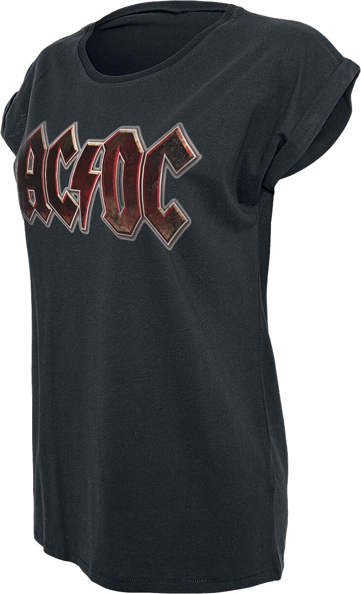 AC/DC T-Shirt - Voltage Logo - S bis XL - für Damen - Größe L - schwarz  - Lizenziertes Merchandise! von AC/DC