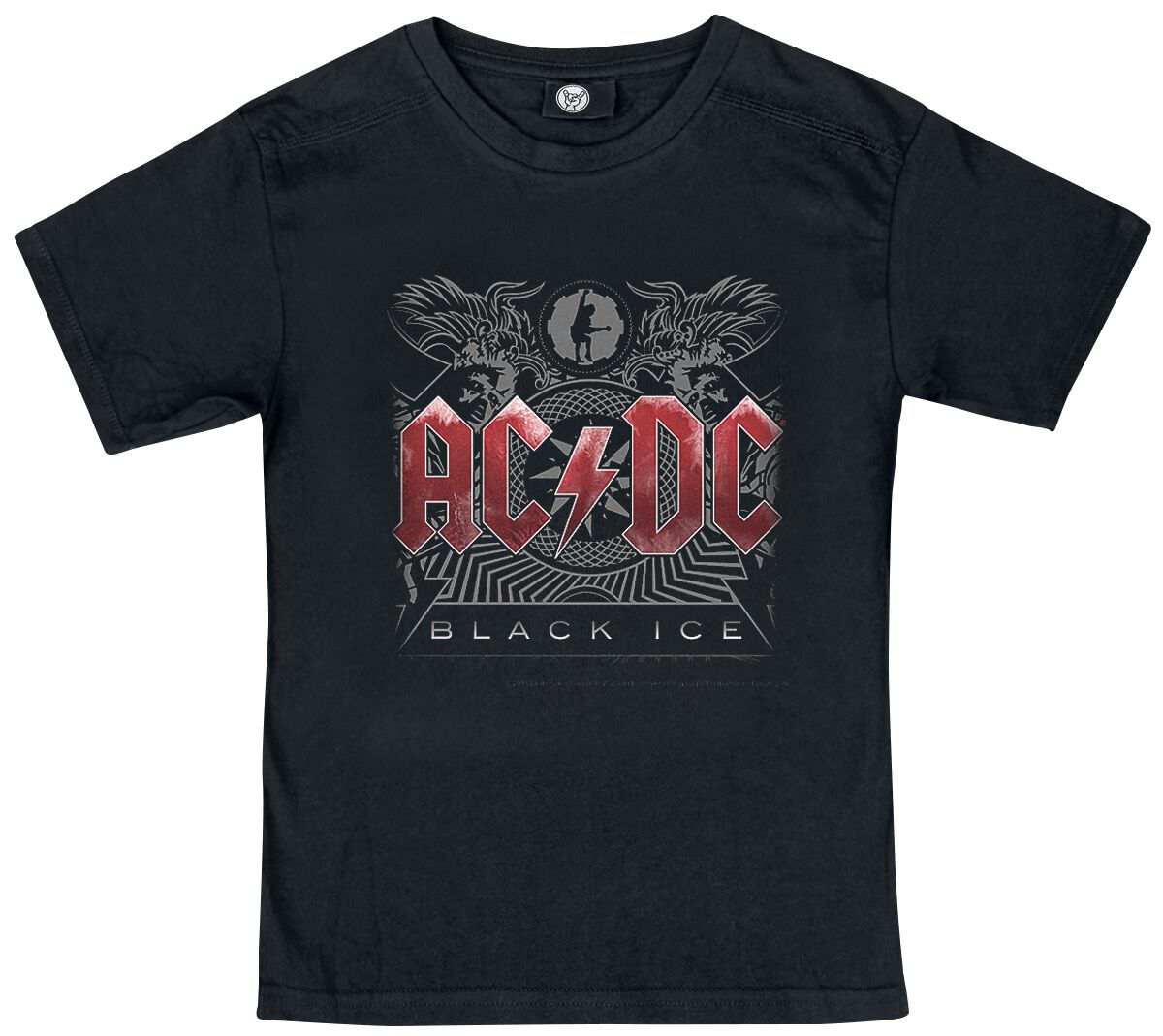 AC/DC T-Shirt für Kleinkinder - Metal-Kids - Black Ice - für Mädchen & Jungen - schwarz  - Lizenziertes Merchandise! von AC/DC
