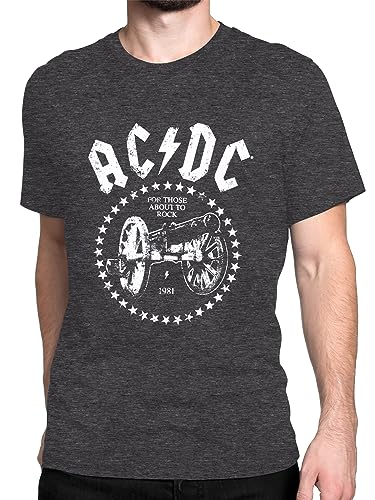 AC/DC-T-Shirt für Männer | Herren-Band-T-Shirt | Geschenke für Männer | L | Offizielles Band-Merchandise von AC/DC