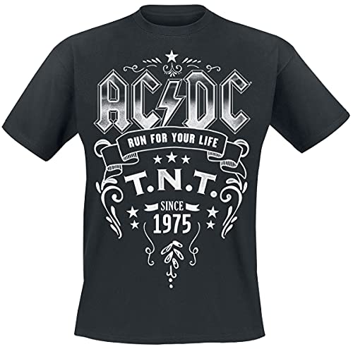 AC/DC T.N.T. Männer T-Shirt schwarz XXL 100% Baumwolle Band-Merch, Bands von AC/DC