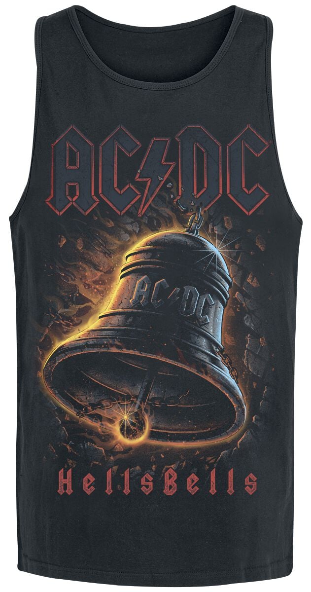 AC/DC Tank-Top - Hells Bells - S bis XXL - für Männer - Größe XXL - schwarz  - Lizenziertes Merchandise! von AC/DC
