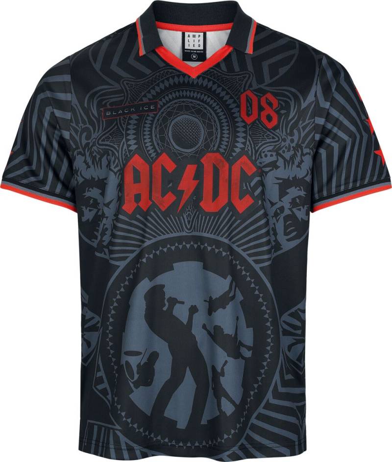 AC/DC Trikot - Amplified Collection - Black Ice Rock FC - S bis 5XL - für Männer - Größe 4XL - multicolor  - Lizenziertes Merchandise! von AC/DC