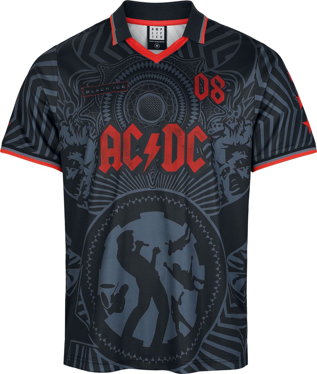 AC/DC Trikot - Amplified Collection - Black Ice Rock FC - S bis 5XL - für Männer - Größe 5XL - multicolor - Lizenziertes Merchandise! AC/DC Trikot - Amplified Collection - Black Ice Rock FC - S bis 5XL - für Männer - Größe 5XL - multicolor - Lizenziertes Merchandise! von AC/DC