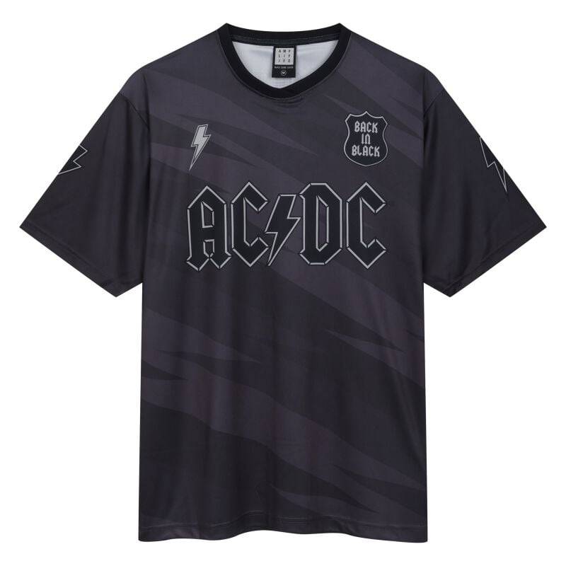 AC/DC Trikot - Rock FC - Back in Black - XS bis S - für Männer - Größe S - multicolor  - Lizenziertes Merchandise! von AC/DC