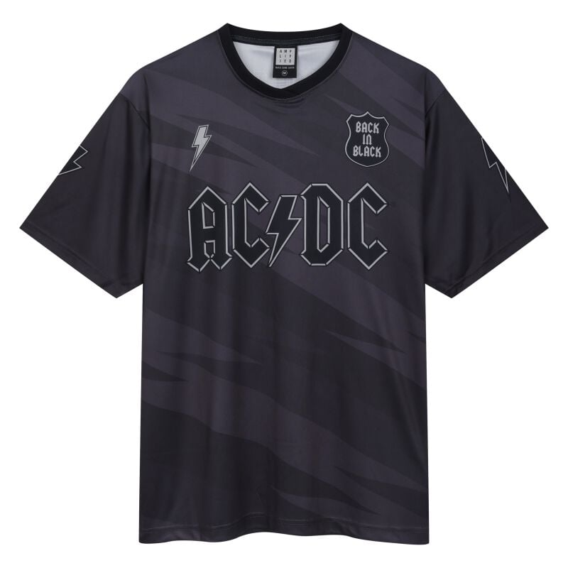 AC/DC Trikot - Rock FC - Back in Black - XS bis M - für Männer - Größe XS - multicolor - Lizenziertes Merchandise! AC/DC Trikot - Rock FC - Back in Black - XS bis M - für Männer - Größe XS - multicolor - Lizenziertes Merchandise! von AC/DC