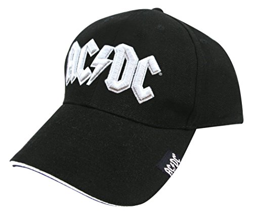 AC/DC Weiß Logo Adjustable Baseball Cap von AC/DC