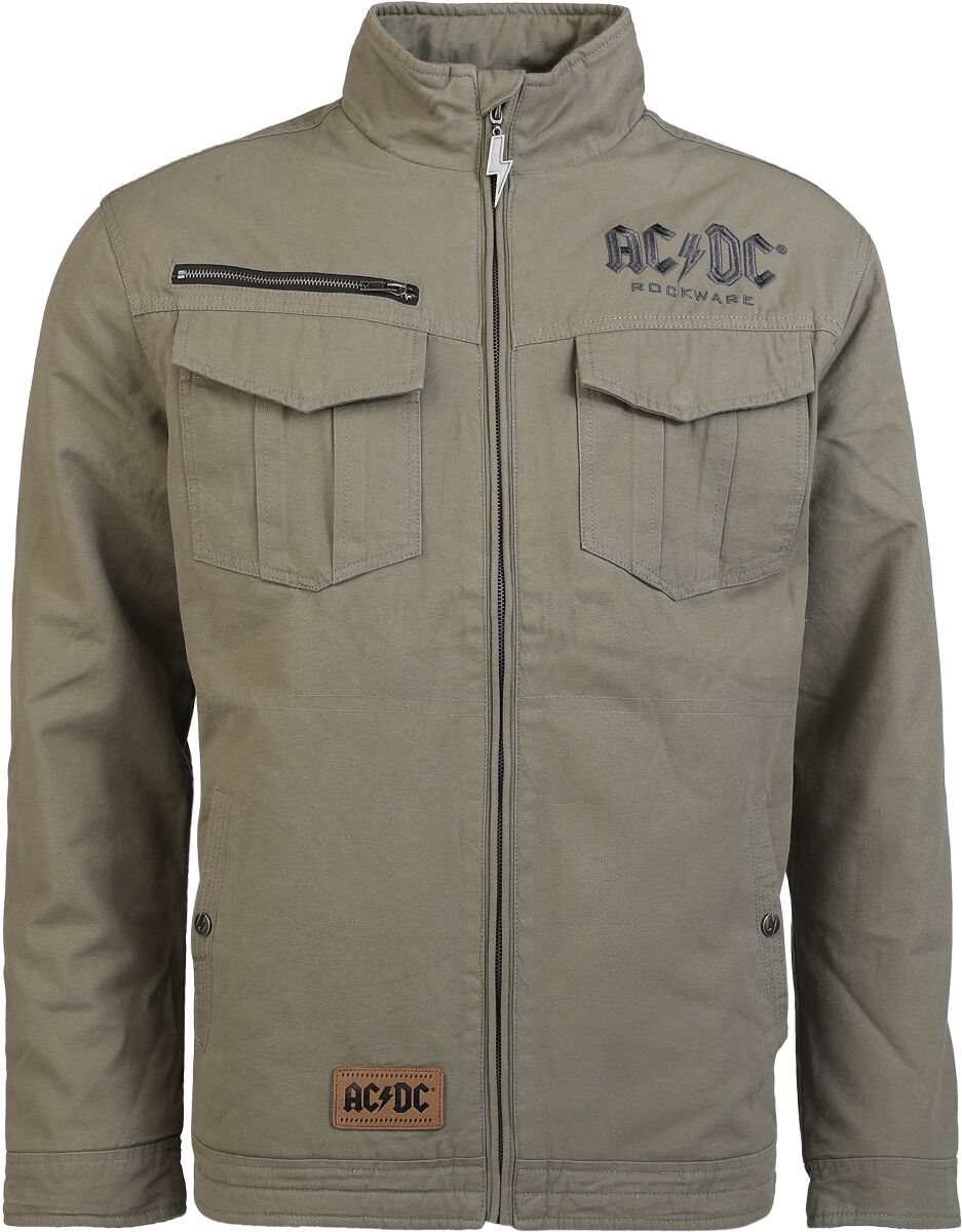 AC/DC Winterjacke - EMP Signature Collection - M bis 3XL - für Männer - Größe L - taupe  - EMP exklusives Merchandise! von AC/DC