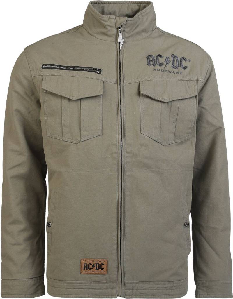 AC/DC Winterjacke - EMP Signature Collection - L bis 3XL - für Männer - Größe XXL - taupe  - EMP exklusives Merchandise! von AC/DC