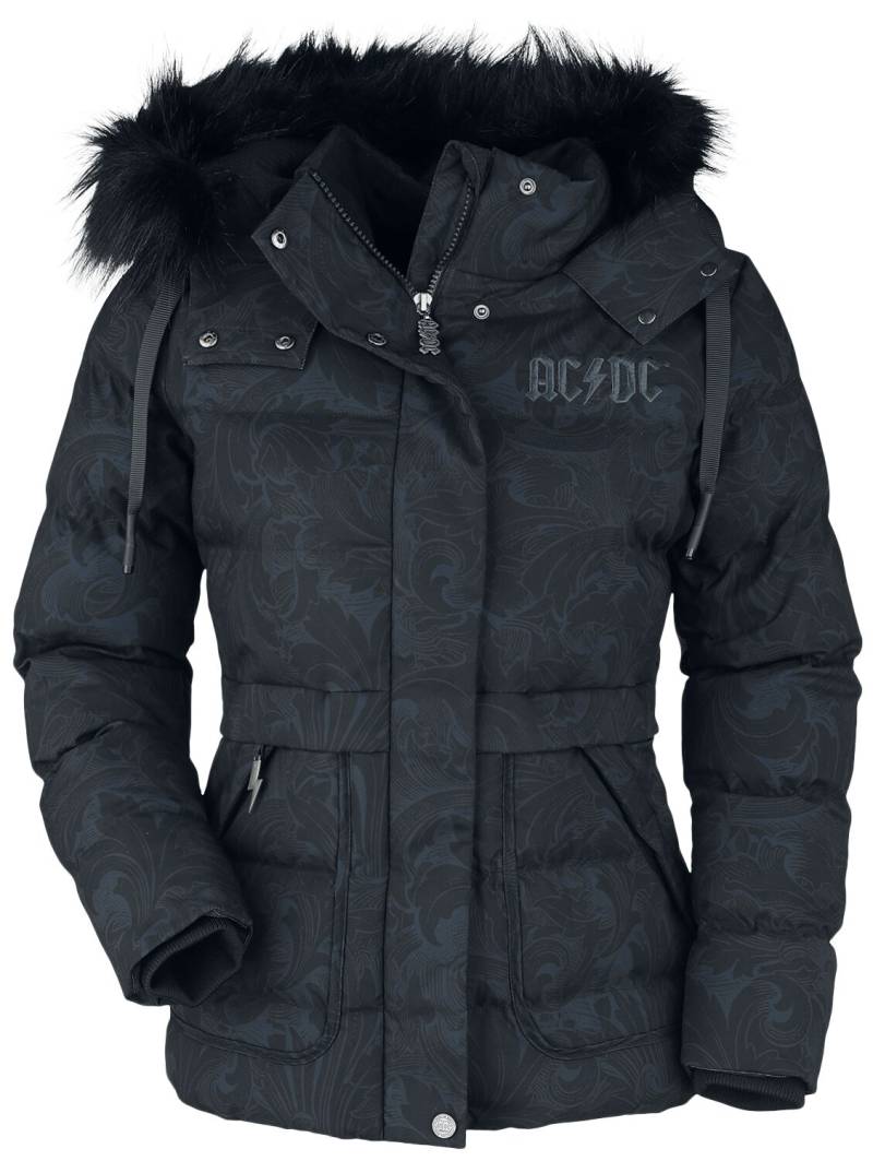 AC/DC Winterjacke - EMP Signature Collection - S bis M - für Damen - Größe S - schwarz  - EMP exklusives Merchandise! von AC/DC