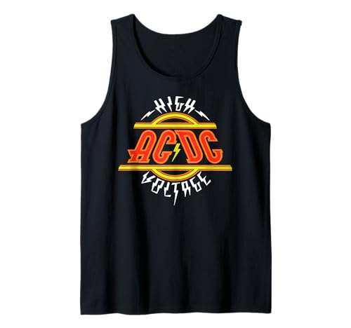 AC/DC – rotes Hochspannungs-Logo Tank Top von AC/DC
