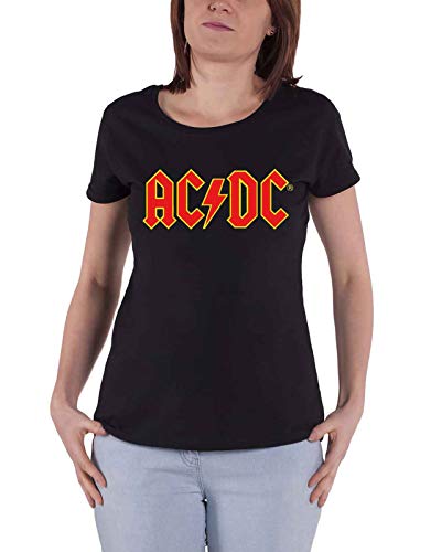 ACDC Damen ACDCTSP02LB T-Shirt, Schwarz, M von AC/DC