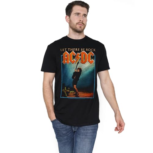 ACDC Let There Be Rock Unisex T-Shirt, Schwarz , L von AC/DC