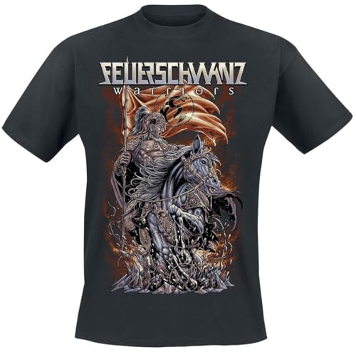 Feuerschwanz Rohirrim Männer T-Shirt schwarz XL 100% Baumwolle Band-Merch, Bands von Feuerschwanz