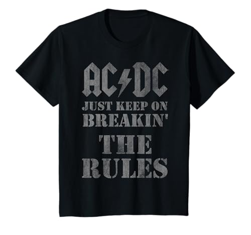 Kinder AC/DC Rock Music Band Just Keep On Breaking The Rules T-Shirt von AC/DC