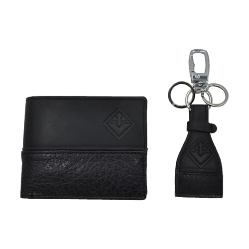 Florentina 323445 Set Geldbörse und Schlüsselanhänger aus 100% Leder, Schwarz, Standard, Zeitgenössisch Florentina 323445 Set Geldbörse und Schlüsselanhänger aus 100% Leder, Schwarz, Standard, Zeitgenössisch von AC Fiorentina