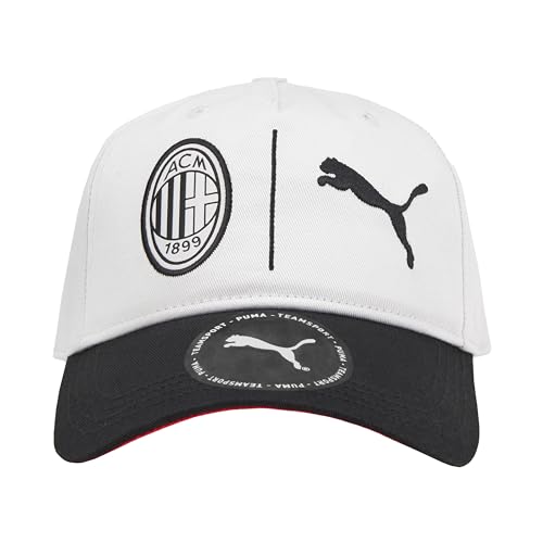 AC Milan Fan BB, Unisex-Erwachsene Baseballkappe, Feather Gray-Puma Black, 4099683449363 von AC Milan
