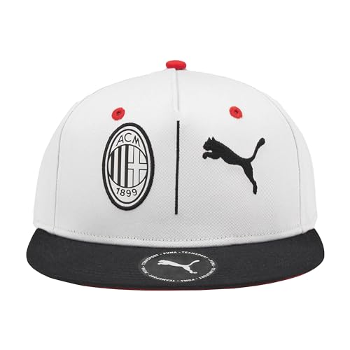 AC Milan Flatbrim Cap, Unisex-Erwachsene Baseballkappe, Feather Gray-Puma Black, 4099683453025 AC Milan Flatbrim Cap, Unisex-Erwachsene Baseballkappe, Feather Gray-Puma Black, 4099683453025 von AC Milan