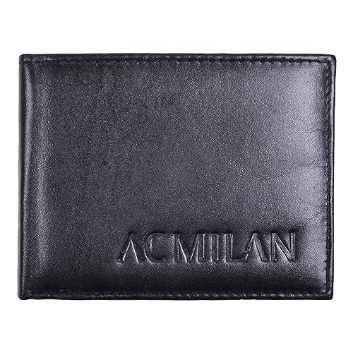 AC Milan Unisex 143189 Milan Reisezubehör-Brieftasche, Schwarz von ACM 1899