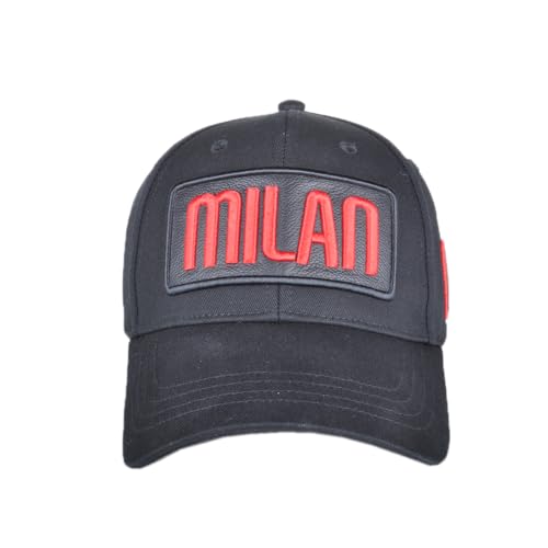 Ac Milan Unisex 143523 Milan Baseballkappe, Schwarz, One Size von AC Milan
