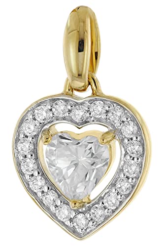 Acalee Damen-Anhänger Herz Gold 333 / 8K elegantes Schmuckstück für Damen, zauberhafte Geschenkidee aus Echtgold 80-1016 von ACALEE