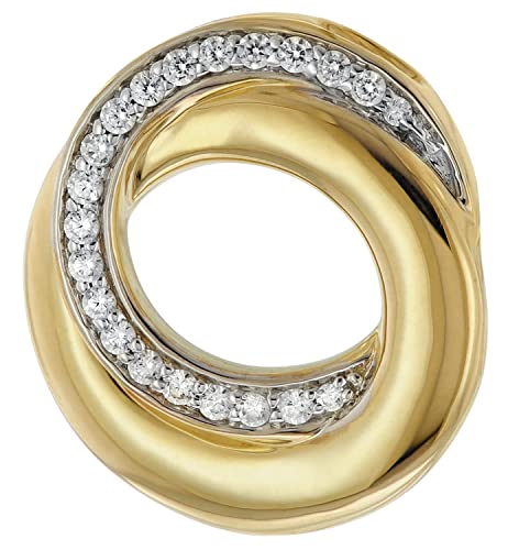 Acalee Damen-Anhänger mit Zirkonia elegantes Schmuckstück für Damen, zauberhafte Geschenkidee aus Echtgold 80-1011 von ACALEE