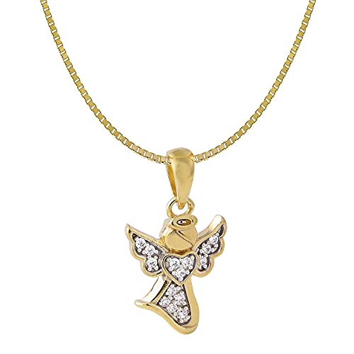 Acalee Halskette für Kinder mit Engel-Anhänger 333 / 8K Gold 50-1018-42 42 cm von ACALEE