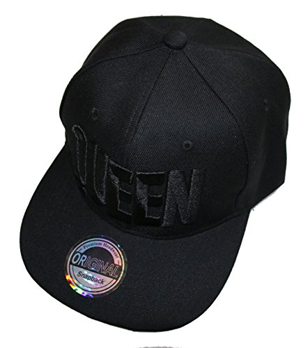 ACC King Queen Snapback Cap Caps Herren Damen (Queen Black) von ACC