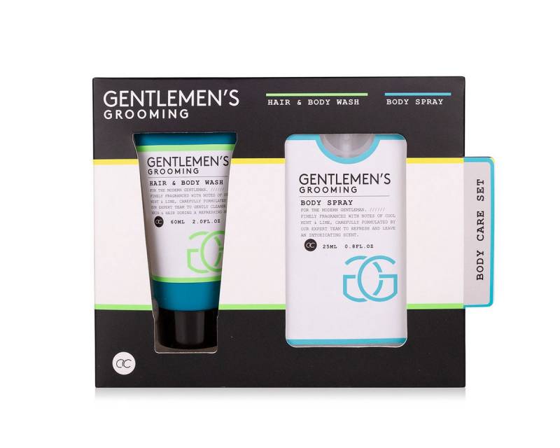 ACCENTRA Duschpflege Geschenkset für Männer GENTLEMEN'S GROOMING Shampoo & Duschgel, Körper, 2-tlg. von ACCENTRA