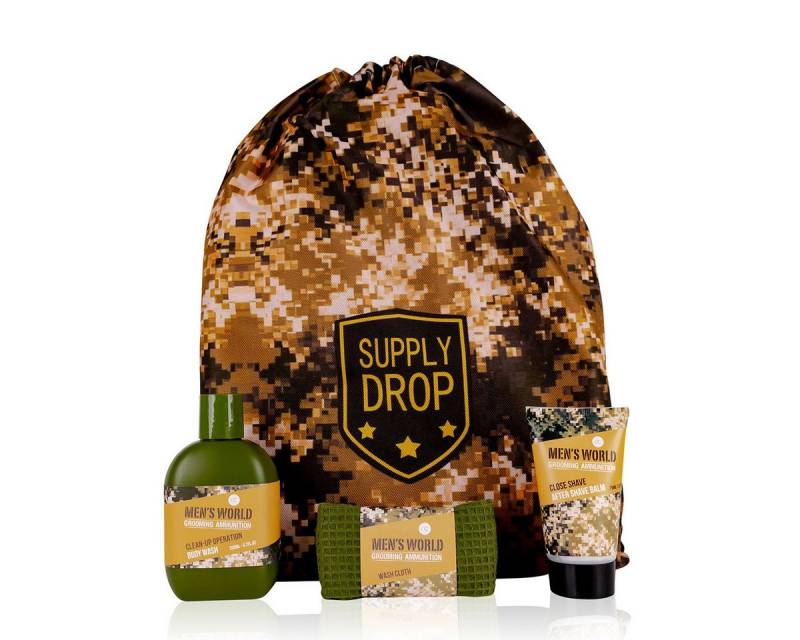 ACCENTRA Haarshampoo Geschenkset für Männer MEN'S WORLD Body Wash, After Shave Balm, 2-tlg. von ACCENTRA