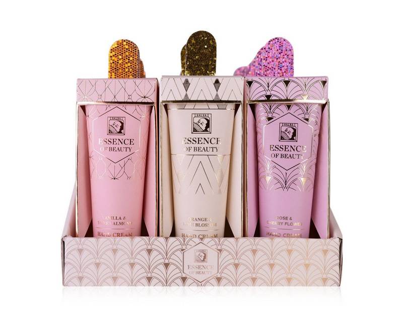 ACCENTRA Handpflege-Set Essence of Beauty 150 ml, 3-tlg., Handcreme+Nagelfeile in Geschenkbox von ACCENTRA