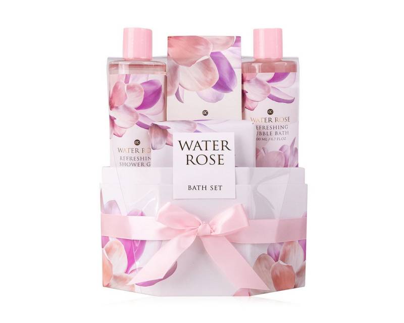 ACCENTRA Hautreinigungs-Set 600 ml, 4-tlg., Geschenkset in Geschenkbox Water Rose von ACCENTRA