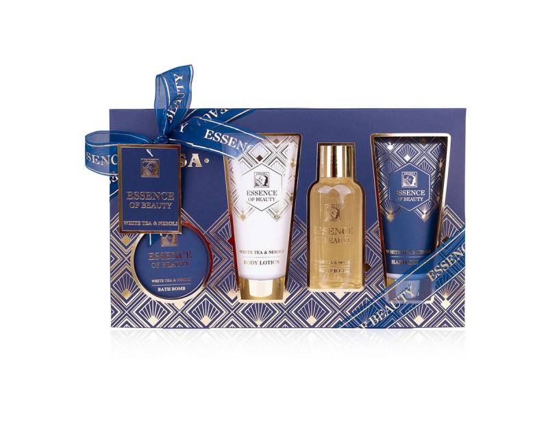 ACCENTRA Hautreinigungs-Set Essence of Beauty 390 ml, 4-tlg., Badeset in Geschenkbox von ACCENTRA