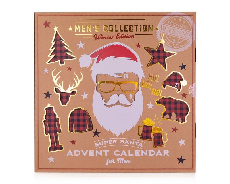 ACCENTRA Pflege-Geschenkset MEN'S COLLECTION WINTER EDITION, aufklappbaren Box von ACCENTRA