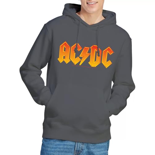 ACDC Unisex Logo Hoodie Kapuzenpullover, anthrazit, XL ACDC Unisex Logo Hoodie Kapuzenpullover, anthrazit, XL von ACDC