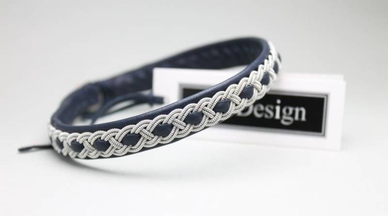 Sami Lederarmband Lif Zinnschmuck Im Wikingerstil Von Ac Design von ACDesignJewellery